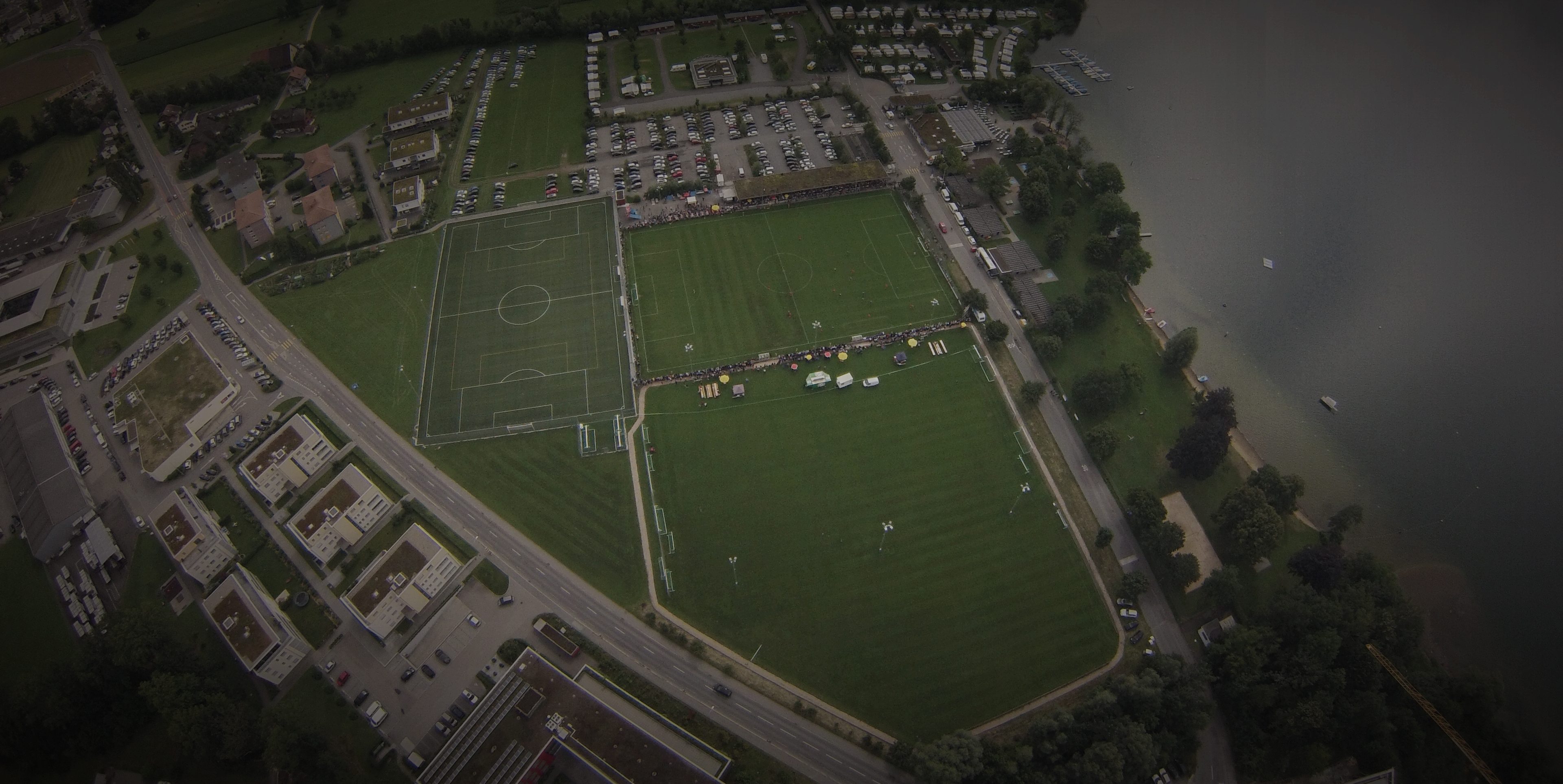Sportanlage FC Sempach aus der Luft